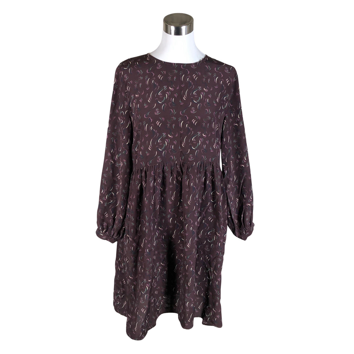 Naisten R-collection - Sifonkimekko, koko 36 - Viininpunainen (1)