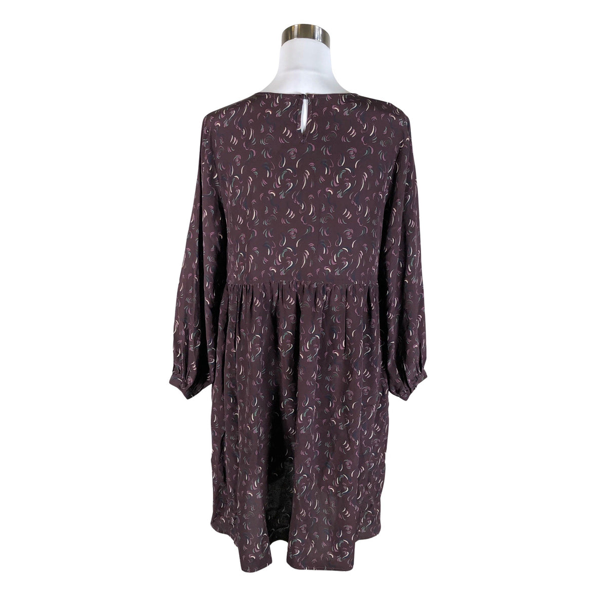 Naisten R-collection - Sifonkimekko, koko 36 - Viininpunainen (2)