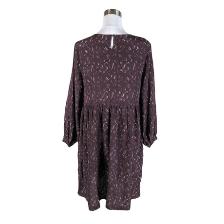 Naisten R-collection - Sifonkimekko, koko 36 - Viininpunainen (2)