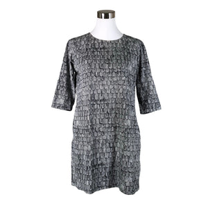 Naisten Marimekko - Trikoomekko, koko 38 - Musta (1)