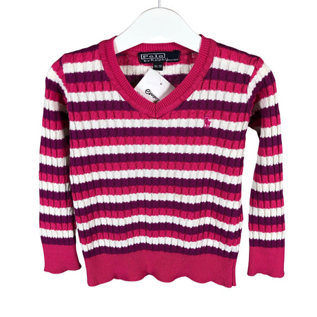 Tyttöjen Polo Ralph Lauren - Neulepaita, koko 104 - 110 - Pinkki ()