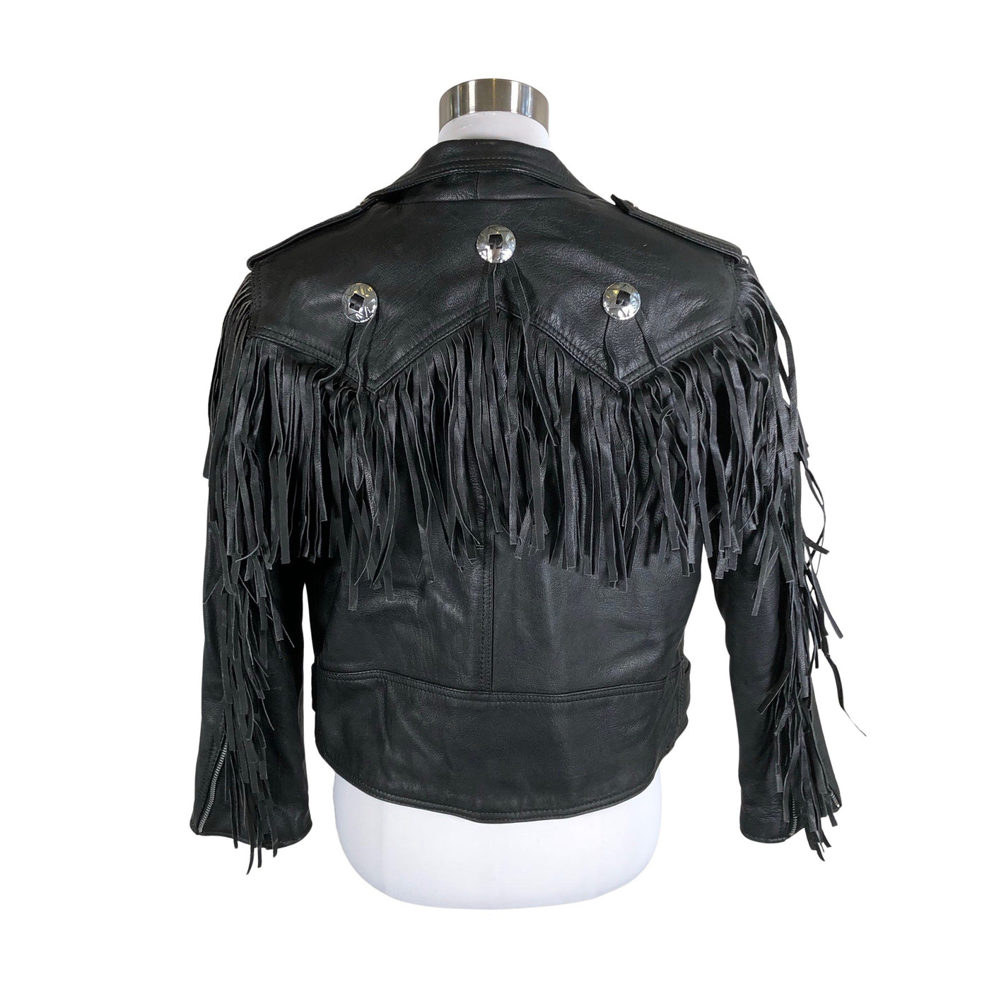 Naisten R&K of Sweden - Nahkatakki, koko 34 - Musta (2)