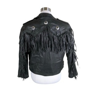 Naisten R&K of Sweden - Nahkatakki, koko 34 - Musta (2)