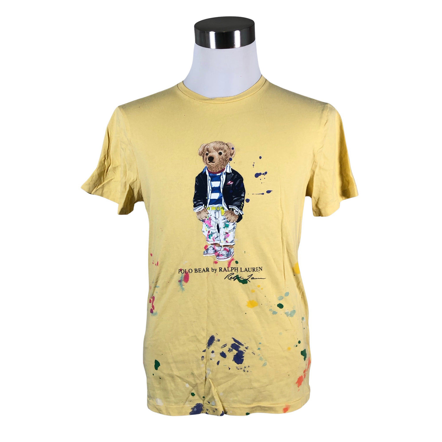 Miesten Polo Ralph Lauren - T-paita, koko S - Keltainen (1)