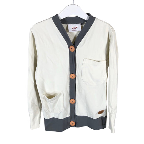 Unisex Blaa - Svetari, koko 122 - 128 - Luonnonvalkoinen ()