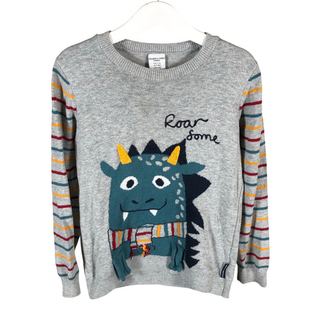 Unisex Polarn O. Pyret - Neulepaita, koko 110 - 116 - Harmaa ()