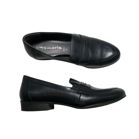 Naisten Tamaris - Loaferit, koko 38 - Musta ()
