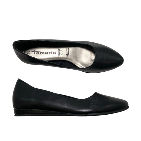 Naisten Tamaris - Ballerinat, koko 38 - Musta ()