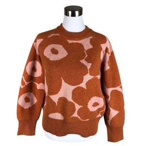 Naisten Marimekko - Neulepaita, koko 38 - Ruskea (1)