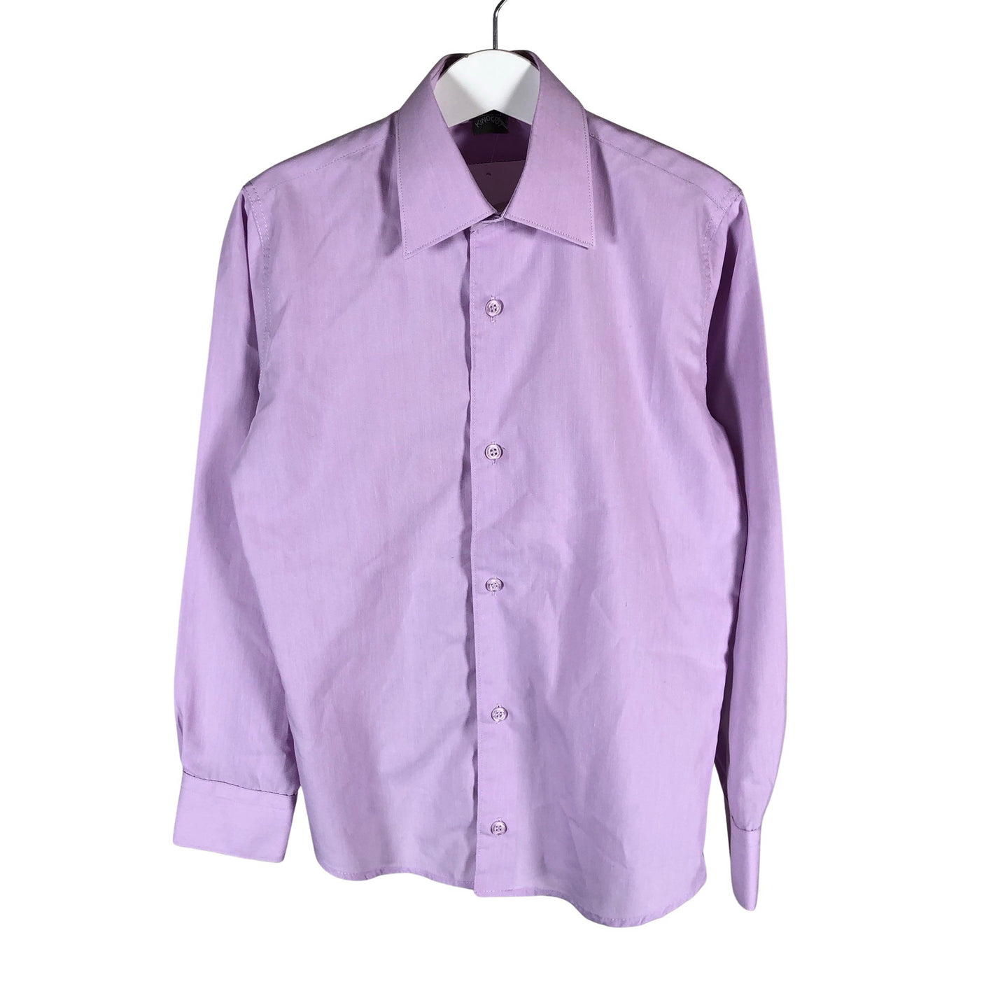 Poikien Kinderit - Kauluspaita, koko 122 - 128 - Violetti (1)