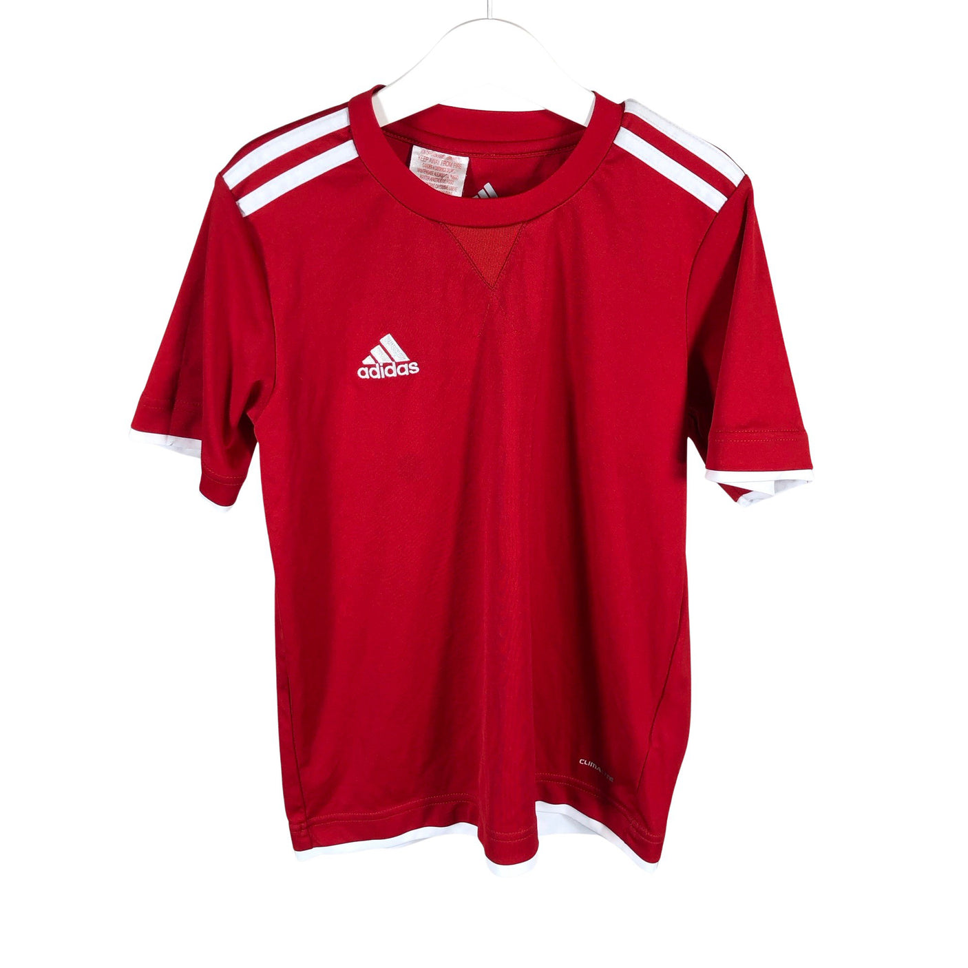 Unisex Adidas - Urheilupaita, lyhyet hihat, koko 134 - 140 - Punainen (1)