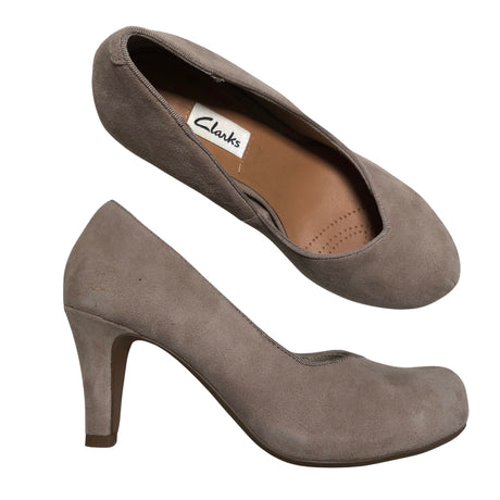 Naisten Clarks - Korkokengät, koko 35 - Harmaa ()