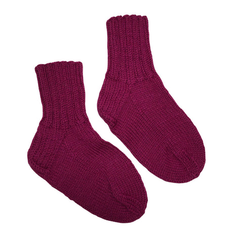 Tyttöjen Handmade - Villasukat, koko 34 - Violetti ()