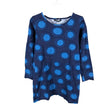 Tyttöjen Marimekko - Trikoomekko, koko 128 - 134 - Sininen ()