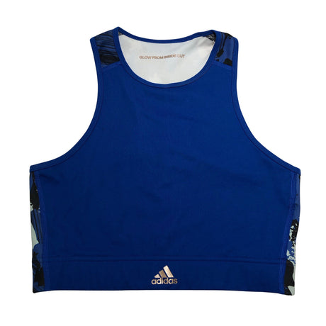 Naisten Adidas - Urheilutoppi, koko 38 - Sininen ()