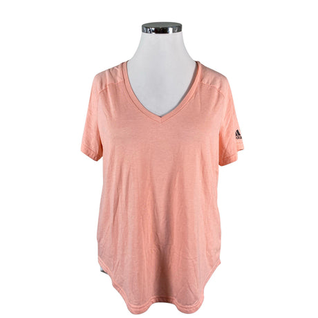Naisten Adidas - T-paita, koko 46 - Vaaleanpunainen ()