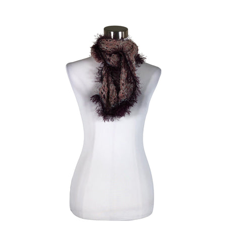 Naisten Handmade - Hartiahuivi, koko Maxi - Viininpunainen ()