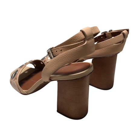 Naisten Lola Cruz - Korolliset sandaalit, koko 37 - Beige (2)