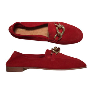 Naisten Agnes Cecilia - Loaferit, koko 41 - Punainen (1)