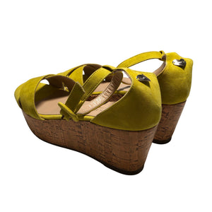 Naisten Twin-Set - Kiilakorkosandaalit, koko 40 - Keltainen (2)