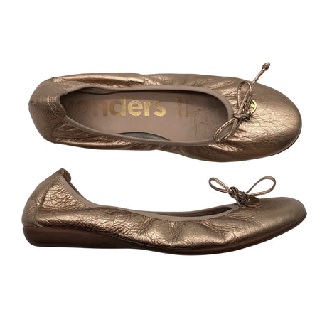 Naisten Wonders - Ballerinat, koko 39 - Kulta ()