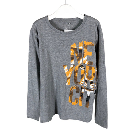 Unisex Name It - Trikoopaita, koko 146 - 152 - Harmaa ()