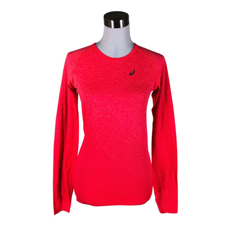 Naisten Asics - Urheilupaita, pitkät hihat, koko 36 - Punainen ()
