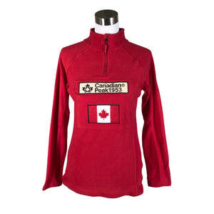 Naisten Canadian Peak - Fleecepaita, koko 32 - Punainen (1)