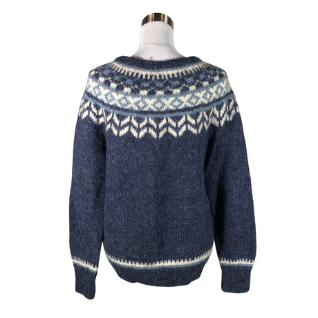 Naisten Handmade - Neulepaita, koko 36 - Sininen (2)