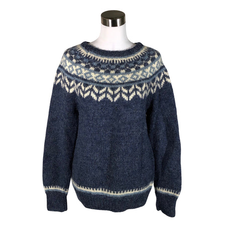 Naisten Handmade - Neulepaita, koko 36 - Sininen ()