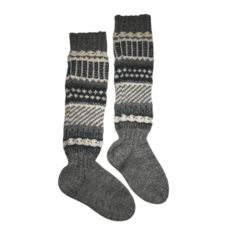 Naisten Handmade - Villasukat, koko 38 - Harmaa ()