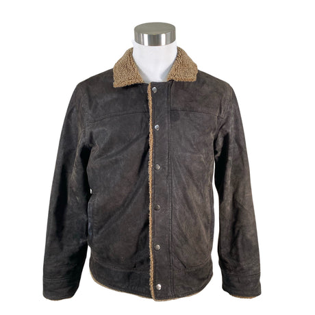 Miesten Brandit - Nahkatakki, koko L - Ruskea ()