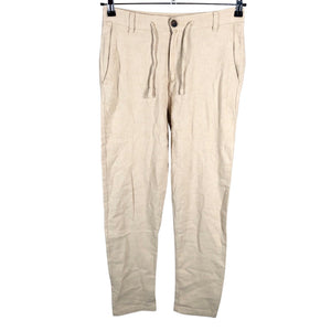 Miesten Selected - Kangashousut, koko XS - Beige (1)