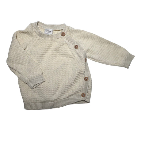 Tyttöjen Lindex - Neulepaita, koko 50 - 56 - Beige ()