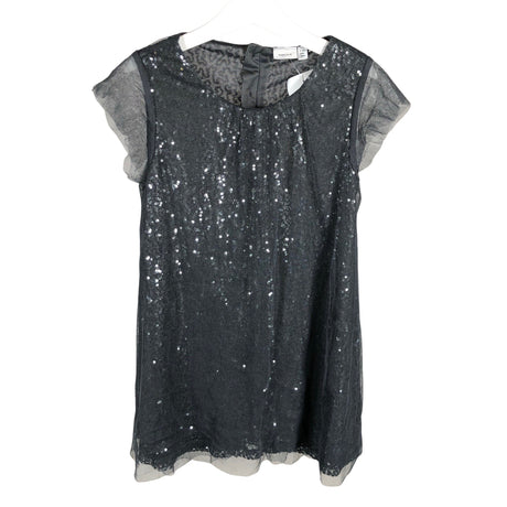 Tyttöjen Name It - Juhlamekko, koko 134 - 140 - Harmaa ()