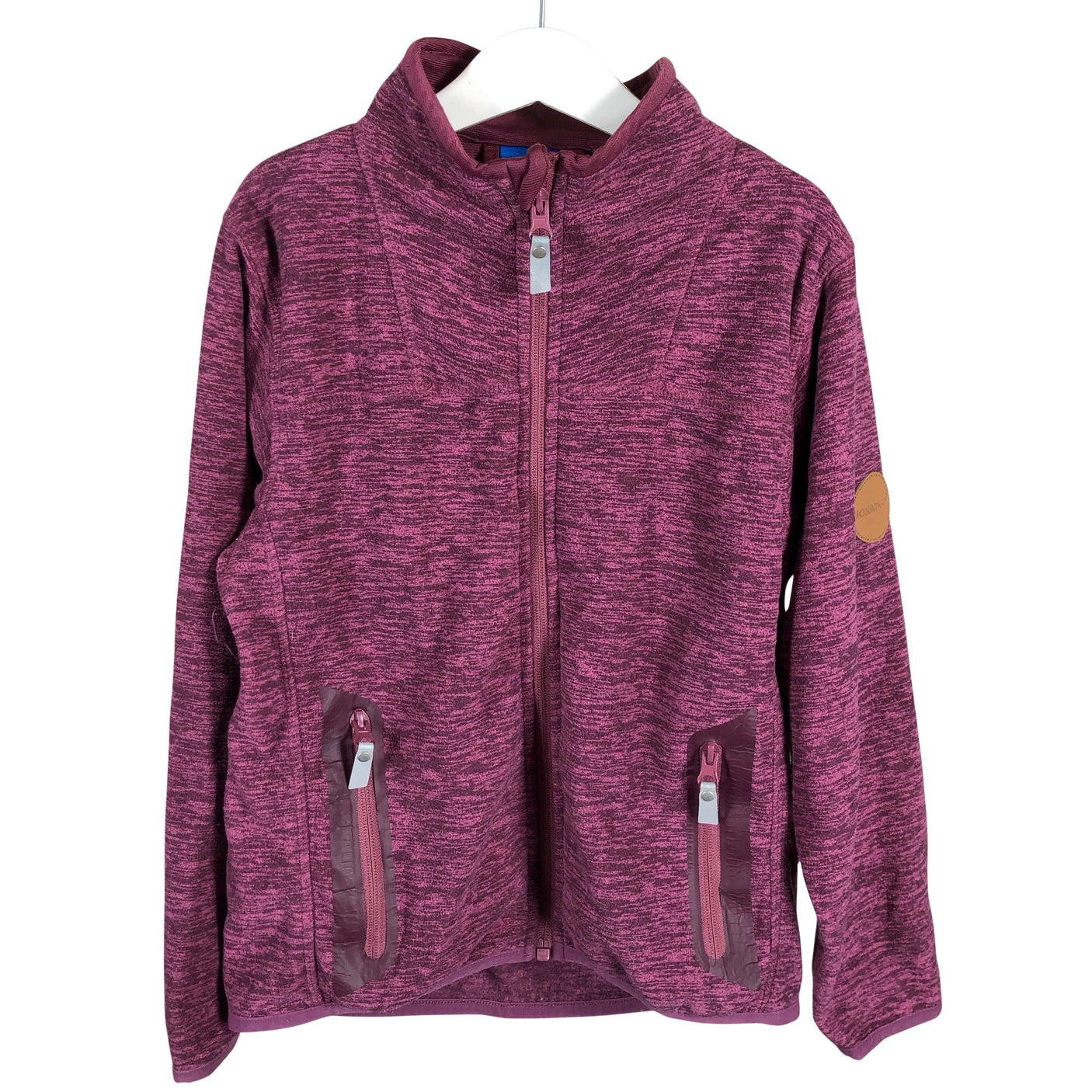 Unisex Jonathan - Fleecetakki, koko 134 - 140 - Violetti (1)
