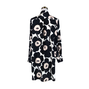 Naisten Marimekko - Sifonkitunika, koko 40 - Musta (2)