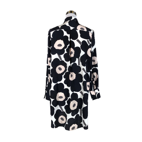Naisten Marimekko - Sifonkitunika, koko 40 - Musta (2)