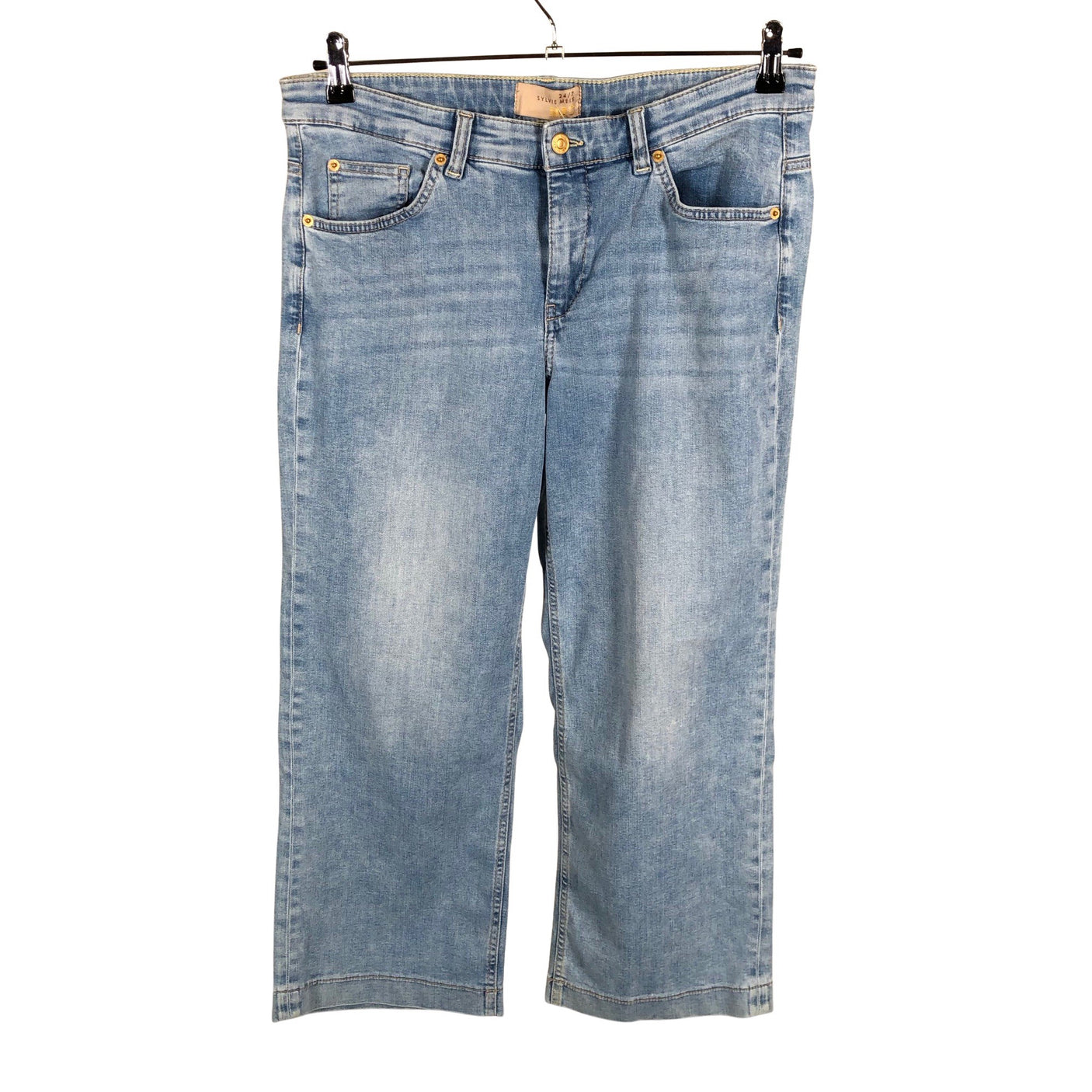 Naisten MAC - Farkkucaprit, koko 40 - Vaaleansininen (1)