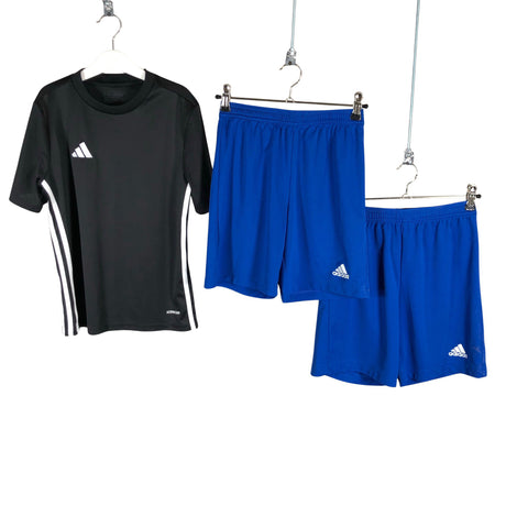 Unisex Adidas - Urheilushortsit, koko 146 - 152 - Sininen ()