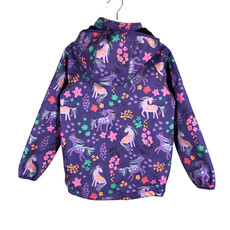 Tyttöjen Bogi - Softshell-takki, koko 116 - 122 - Violetti (2)