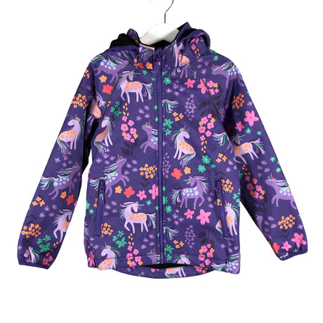 Tyttöjen Bogi - Softshell-takki, koko 116 - 122 - Violetti ()