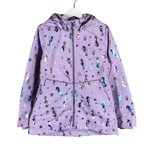 Tyttöjen Name It - Välikausitakki, koko 116 - 122 - Violetti (1)