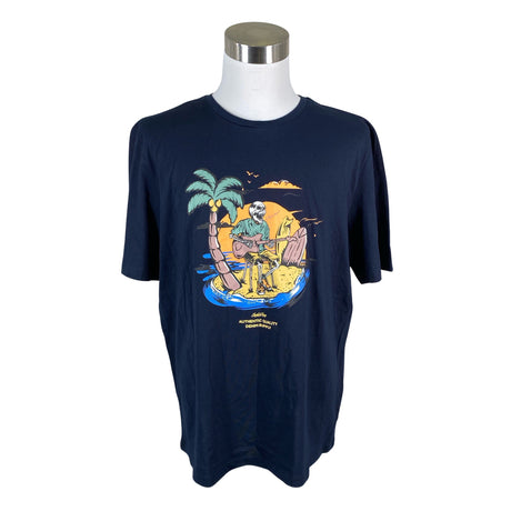 Miesten Jack & Jones - T-paita, koko XXL - Sininen ()