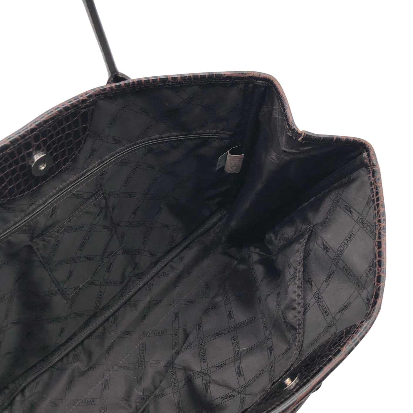 Naisten Longchamp - Käsilaukku, koko Maxi - Ruskea (3)