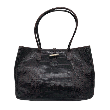 Naisten Longchamp - Käsilaukku, koko Maxi - Ruskea ()