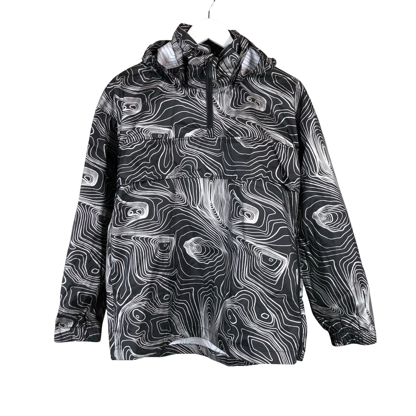 Unisex Lindex - Ulkoilutakki, koko 158 - 164 - Musta (1)
