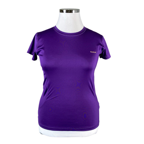 Naisten Reebok - Urheilupaita, lyhyet hihat, koko 44 - Violetti ()