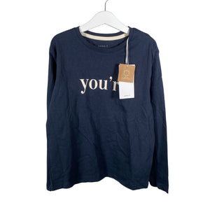 Unisex Name It - Trikoopaita, koko 134 - 140 - Sininen (1)