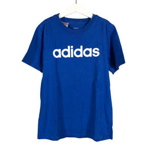 Unisex Adidas - T-paita, koko 146 - 152 - Sininen (1)